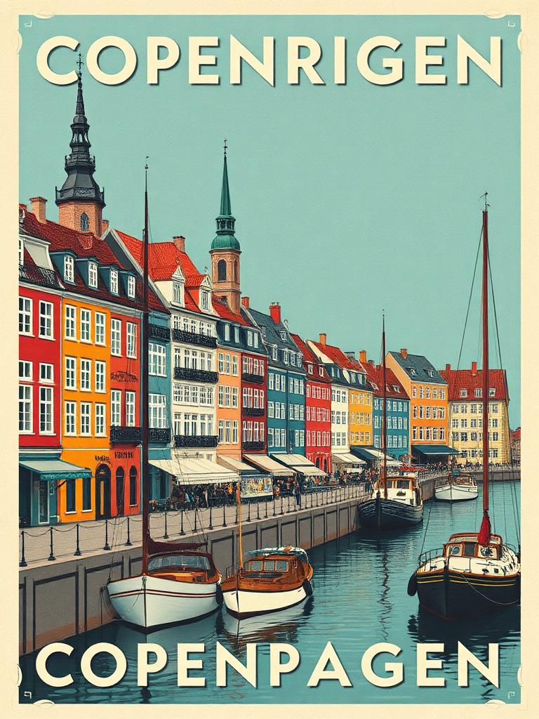 Nyhavn Retro plakat