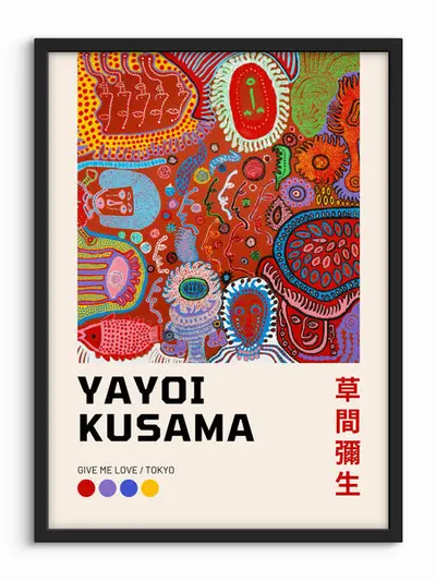 Yayoi Kusama Plakat 5 plakat