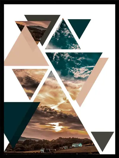 Solnedgang - Natur plakat plakat