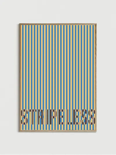 Stripeless Collection - No. 6 - A3 - 29.7 x 42 plakat