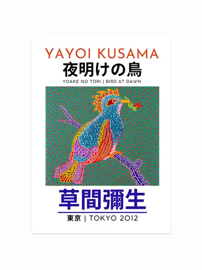 Yayoi Kusama plakat  Bird at Dawn plakat