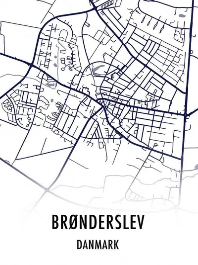 Brønderslev plakat plakat