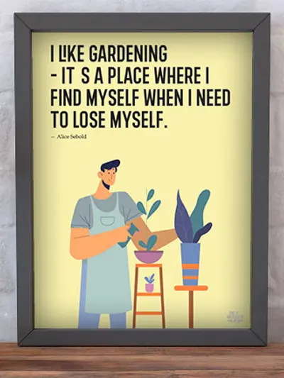 I like gardening-plakat - 50 x 70 cm - Kr. 279,- plakat