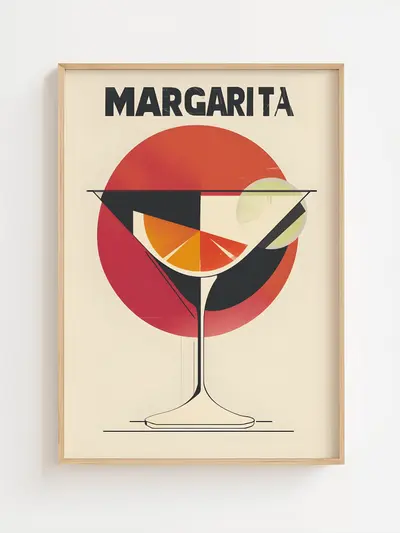 Margarita Retro Poster | 21 x 29,7 cm (A4) | Ellens Postershop plakat