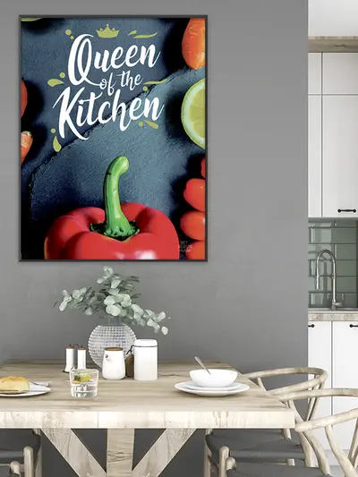 Serie#1_Queen of the kitchen-plakat - 21 x 29,7 (A4) Kr. 199,- plakat