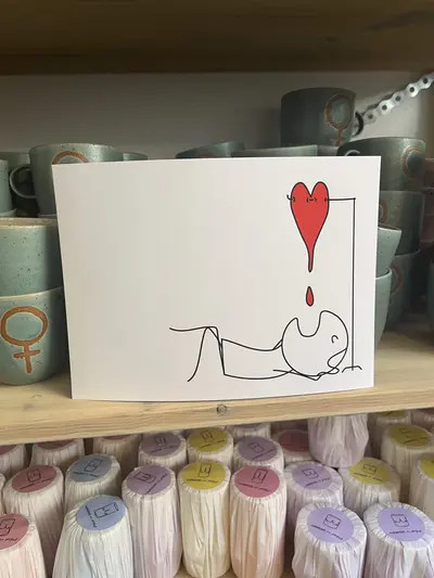 Maren Uthaugh "Tørstig" A5 plakat