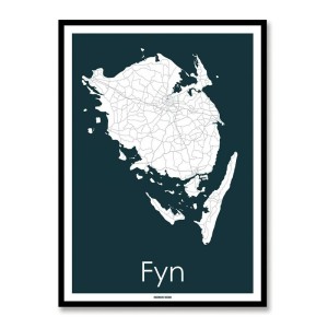 Kort over Fyn