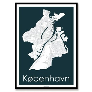 kort over København